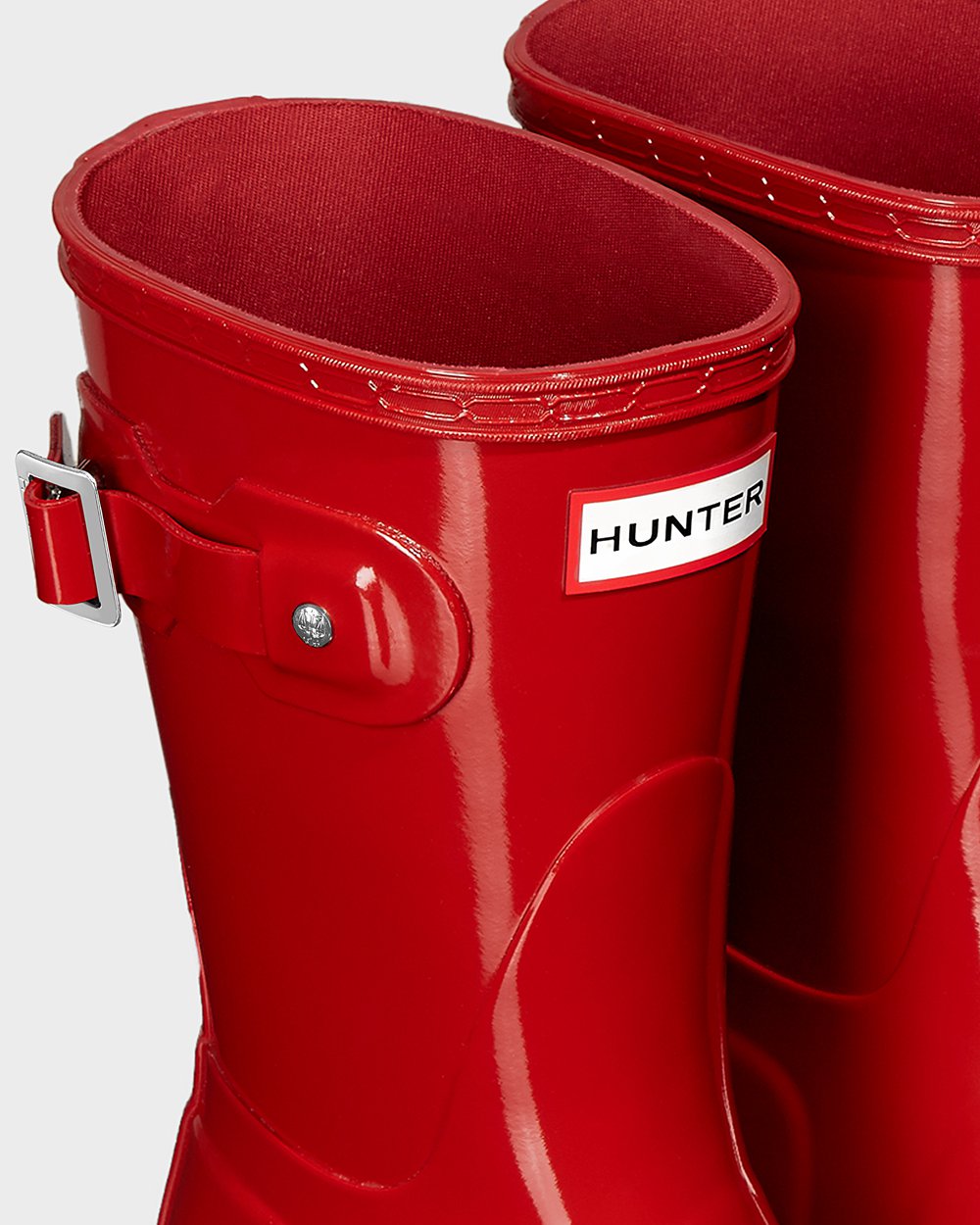 Hunter Mujer Original Gloss - Botas de Lluvia Rojas - 271-VXAULC